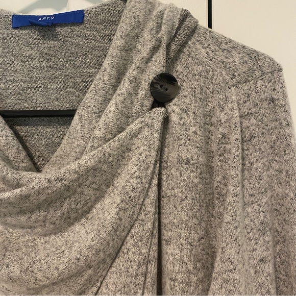 Apt. 9 Wrap Sweater - Gray - Small - Picture 3 of 7